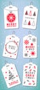 Winter season greeting cards.