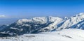 Winter season, Gulmarg is a town, a hill station, a popular tourist & skiing destination, Kashmir, India Royalty Free Stock Photo