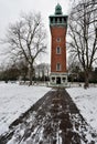 Loughborough Carillon Tower Charnwood Borough Council (Winter Landscape)