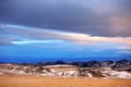 Winter season in rural area of Montana Royalty Free Stock Photo