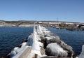 Winter on Seneca Lake from the rock pier