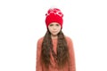 Winter shampoo and conditioner prevent hair damage. Static and frizz. Adorable child long hair soft fur hat. Child care