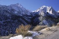 Winter in Sierra Nevada mountains, California Royalty Free Stock Photo