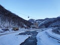 Winter ski resort Rosa Khutor, Russia