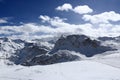 Winter ski resort of Tignes-Val d Isere, France Royalty Free Stock Photo