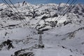 Winter ski resort of Tignes-Val d Isere, France Royalty Free Stock Photo