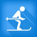 winter skier icon