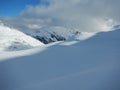 Winter skitouring and climbing in austrian alps