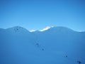 Winter skitouring and climbing in austrian alps