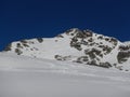 Winter skitouring and climbing in austrian alps