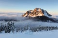 Winter Slovakia mountain landscape