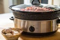 Winter slow cooker meal Royalty Free Stock Photo