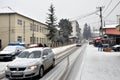 Winter in small town Dragash, Kosovo