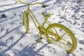 Winter snow in Abingdon, Virginia, USA