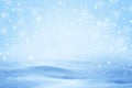 Winter Snow Background Royalty Free Stock Photo