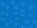 Winter snow background vector illustration. Blue Christmas snowflakes