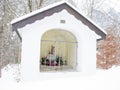 little church in the silence of the valley