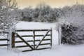 Winter snow - Countryside - England Royalty Free Stock Photo