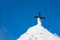 Winter with snow in the Giant Mountains, Czech Republic Royalty Free Stock Photo