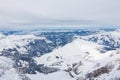 Winter and Snow in Jungrau, Switzerland Royalty Free Stock Photo