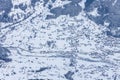 Winter and Snow in Jungrau, Switzerland Royalty Free Stock Photo