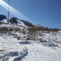 Winter Snow Montain Skyline Royalty Free Stock Photo