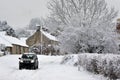 Winter snow in North Yorkshire - United Kingdom Royalty Free Stock Photo