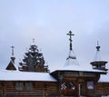 Sankt-Petersburg church architecture religion sky winter snow Royalty Free Stock Photo