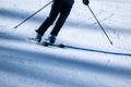 winter snow sports skiing on snowy slopes for winter Royalty Free Stock Photo