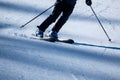 winter snow sports skiing on snowy slopes for winter Royalty Free Stock Photo