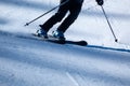 winter snow sports skiing on snowy slopes for winter Royalty Free Stock Photo