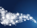 Winter Snowflake Background