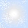 Winter snowflake background Royalty Free Stock Photo