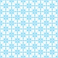 Winter snowflakes seamless pattern Royalty Free Stock Photo