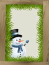 Winter snowman