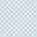 Winter Snowy Christmas Seamless Pattern, Crystal Symmetrical Snowflake For Design