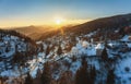 Winter in Spania Dolina - Slovak republic Royalty Free Stock Photo