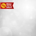 Winter special sale background