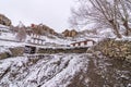 Winter Spiti - Dhankar Village, Spiti Valley, Himachal, India Royalty Free Stock Photo