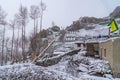 Winter Spiti - Dhankar Village, Spiti Valley, Himachal, India Royalty Free Stock Photo