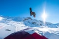 Winter sport snowboarding Freestyle in Austria