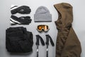 Winter sports gear selection