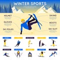 Winter Sports Infographics