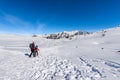 Winter sports on Lessinia Plateau and the Mountain Range of Monte Carega - Veneto Italy