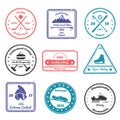 Winter Sports Stamps