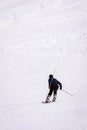 Winter Sports in thajiwas glacier in sonmarg Royalty Free Stock Photo