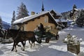 Winter in St. Moritz Royalty Free Stock Photo