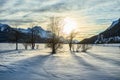 Winter at St. Moritz Royalty Free Stock Photo