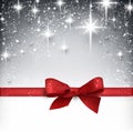 Winter starry christmas background. Royalty Free Stock Photo