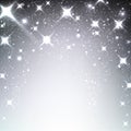 Winter starry christmas background. Royalty Free Stock Photo